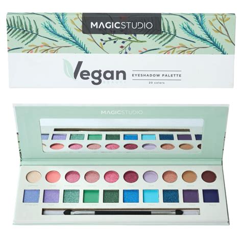 Paleta De Farduri De Pleoape Vegan Beauty Magic Studio 24168 20 Culori