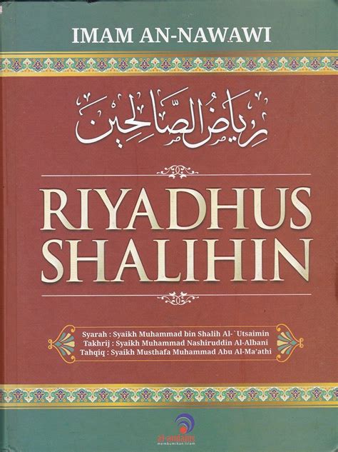 Riyadhus Shalihin Magnum Opus Imam An Nawawi Yang 59 OFF