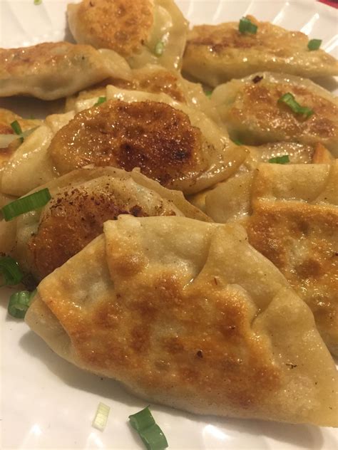 Handmade Chicken Gyoza Dumplings Carla Crudup