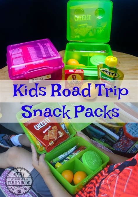 Kids Road Trip Snacks Packs Artofit