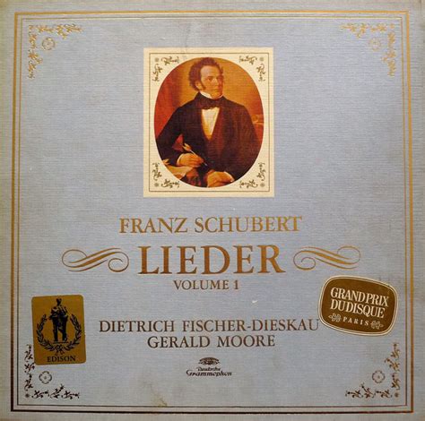 Lieder Volume 1 By Franz Schubert Dietrich Fischer Dieskau Gerald