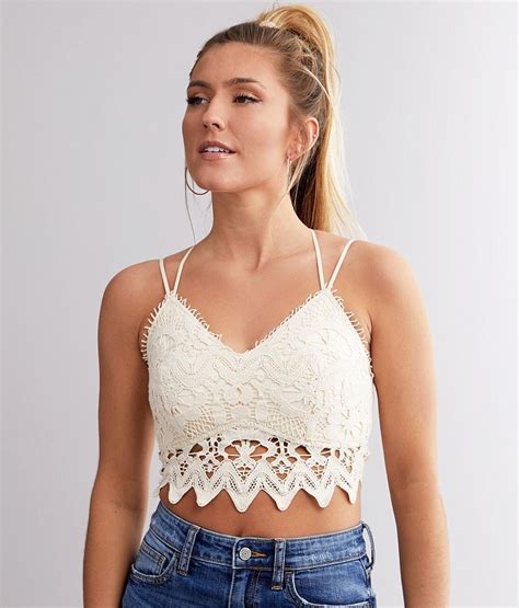 Willow And Root Padded Lace Bralette Womens Padded Lace Bralette