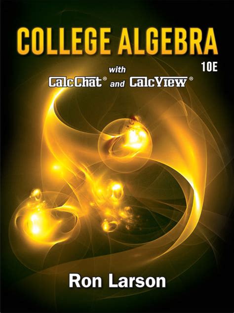 College Algebra, 10th Edition - 9781337282291 - Cengage