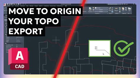 AutoCAD Déplacer l Origine d un Fichier Topographique DXF DWG