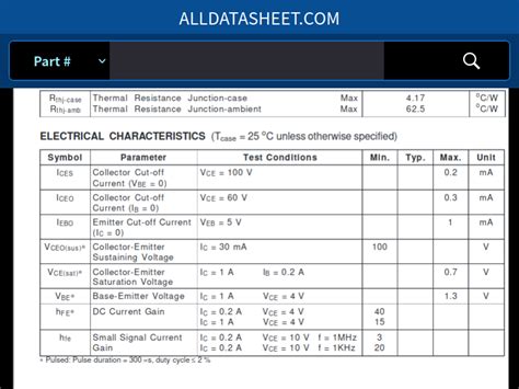 transistor cut  current  unikovy proud sustain voltage saturace