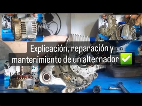 Reparaci N Y Mantenimiento De Un Alternador Te Explico Sus Partes Y