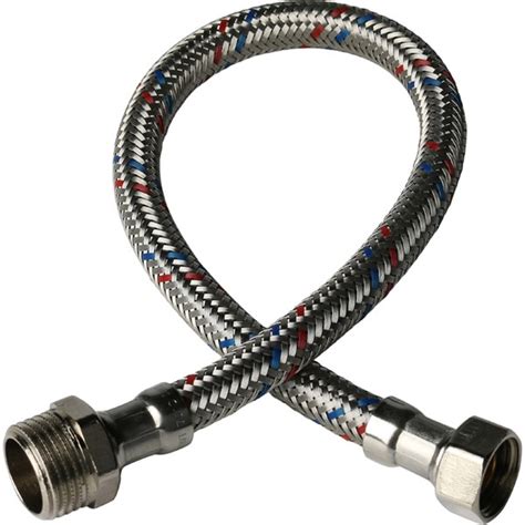 Гибкая подводка для воды Stout НР 3/4 х ВР 3/4, 60 см купить за 966 руб.