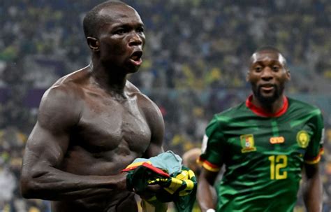 Brésil Cameroun Buteur expulsé Vincent Aboubakar offre une