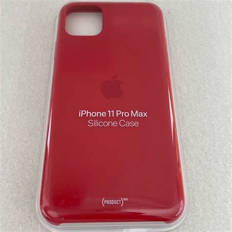 【新品】apple純正 Iphone 11 Pro Max シリコーンケース Product Red レッド メルカリ