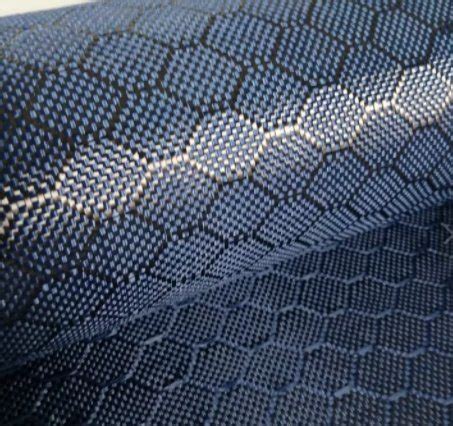 Honeycomb Carbon Fiber Weave Hexagon Kevlars Aramid 3K 240g Hexagon