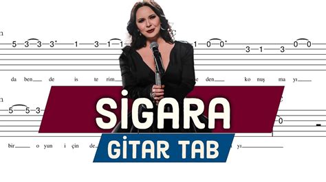 Şebnem Ferah Sigara Gitar Tab YouTube