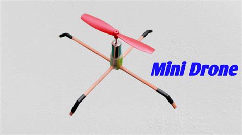 How To Make A Drone Using One Motor How To Make Drone At Home How