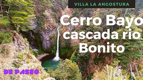 Cerro Bayo Cascada Rio Bonito Viaje Al Sur Patagonia Villa La