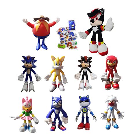 Buy Sonic Figures Plush Toys Set Pcs Set Figure Plush Sonic Figures