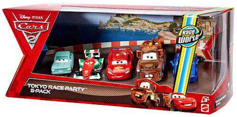 Disney Pixar Cars Cars 2 Multi Packs Tokyo Race Party 5 Pack Exclusive