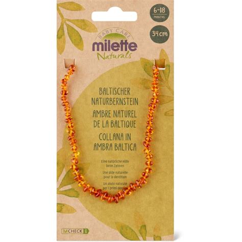 Milette Naturals Collier D Ambre Migros