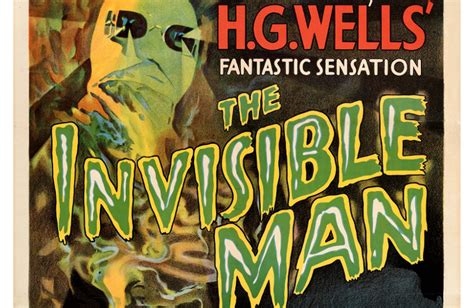 Original 1933 Invisible Man movie poster could fetch $250,000 at ...