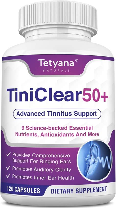 Amazon Tinnitus Relief For Ringing Ears Advanced Tinnitus Support