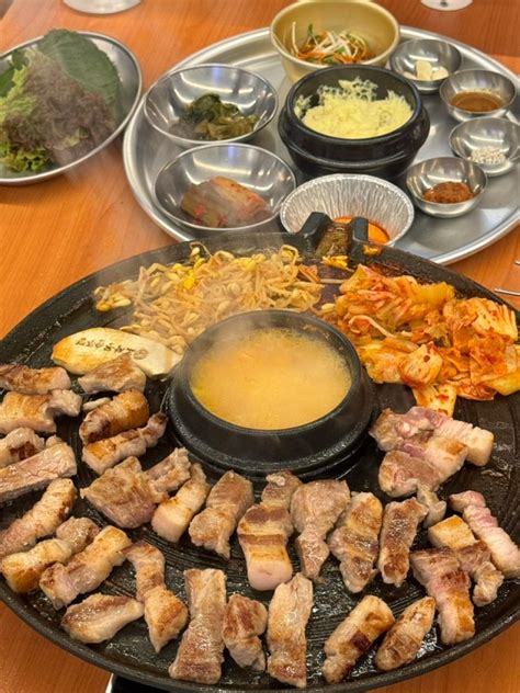 울산 명촌 가성비 좋은 흑돼지 삼겹살 목살 맛집 효자동솥뚜껑 네이버 블로그