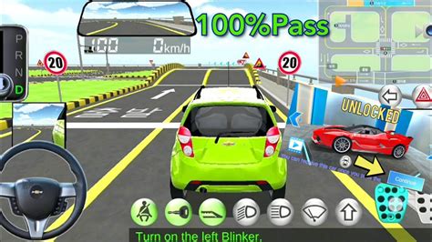 3d Driving Class Course Test Pass Unlock Cars Gameplay Hmdg53 Youtube