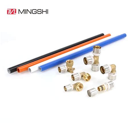 High Standard Pex Multilayer Pipe Th Profile Equal Straight Brass Press