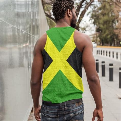 Jamaica Flag Men S Tank Top Mens Tank Tops Jamaica Outfits Tank Man