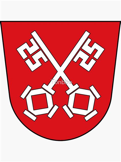 Regensburg Coat Of Arms Germany Sticker For Sale By Tonbbo Redbubble