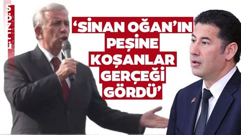 Mansur Yavaştan Gündem Olan Sözler Sinan Oğanın Peşine Koşanlar