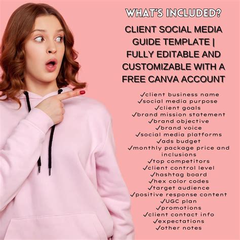 Client Social Media Guide for Social Media Managers | Planning Guide