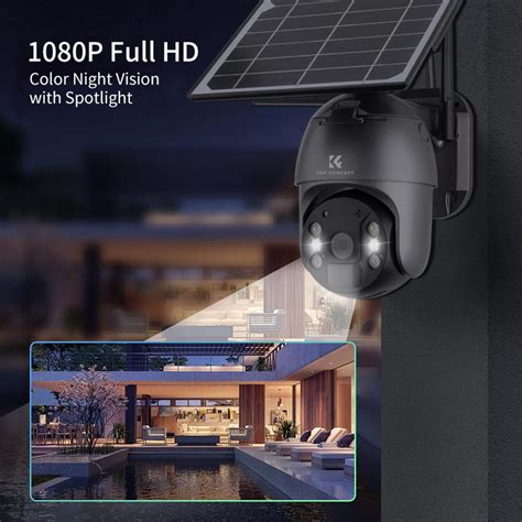 4G LTE Surveillance Camera Solar And Battery Powered K F Concept AU