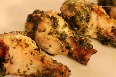 Oven Baked Arugula Pesto Chicken Wings What S For Dinner Esq