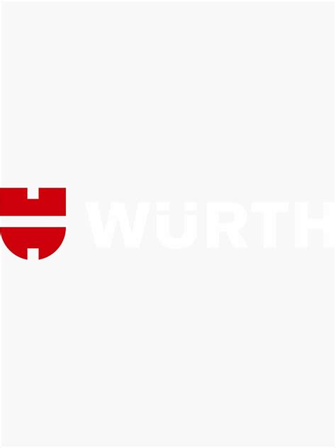 "Logo of Wurth" Sticker by blackely | Redbubble