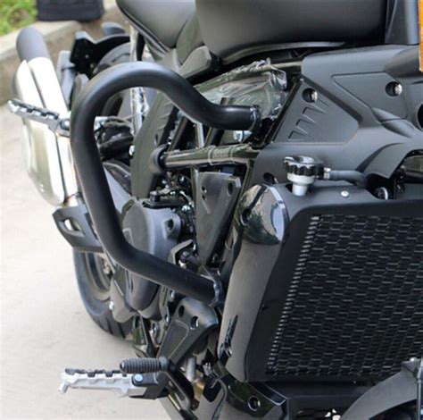 Black Highway Engine Guard Crash Bar Kit For Indian Scout Sixty Bobber