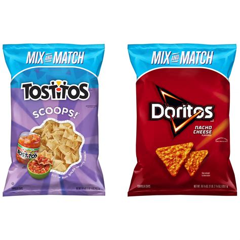 Doritos Nacho Cheese And Tostitos Scoops Pick N Pack Bjs Wholesale Club