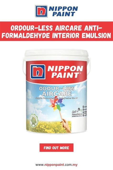 Nippon Paint Ordour Less AirCare An Anti Formaldehyde Interior Emulsion