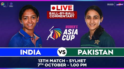 Live Match 13 India V Pakistan Official Ball By Ball Commentary