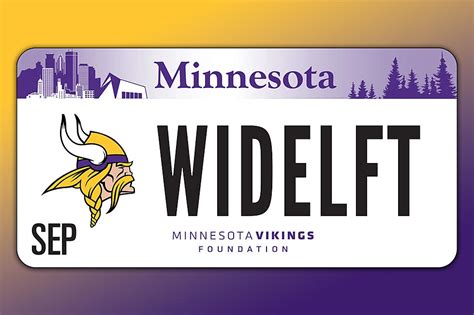 Inspiration For Customizing Your Minnesota Vikings License Plates