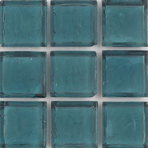 Flourite Clear 1x1 Glass Tile E11 389 01s American Glass Mosaics Aquablu Mosaics