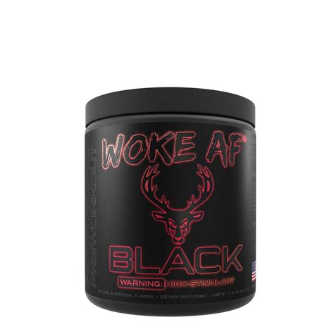 Bucked Up® Woke Af™ Black Gnc