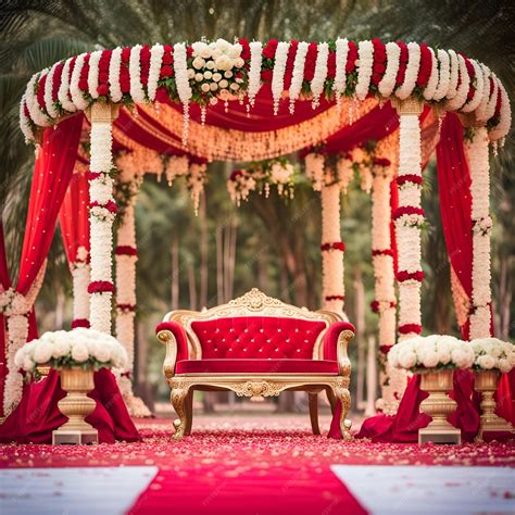 Premium Photo | The Wedding Stage of Indian Marriage