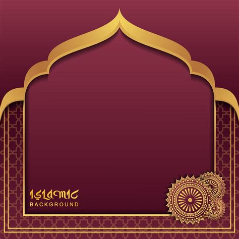 Islamic background design template 13232844 Vector Art at Vecteezy