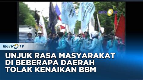 Unjuk Rasa Dan Mogok Makan Tolak Kenaikan Bbm Dok Youtube