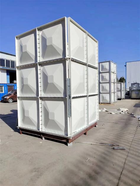 Rectangular Grp Smc Water Tank Storage Installed With Panels China