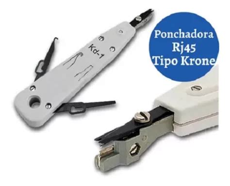 Herramienta Ponchadora De Impacto Coupler Jack Rj Redes Mercadolibre