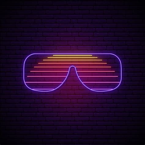 Red Neon Glasses Vectors And Illustrations For Free Download Freepik