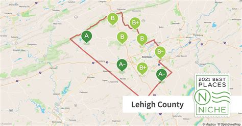 Lehigh County Map Boundaries