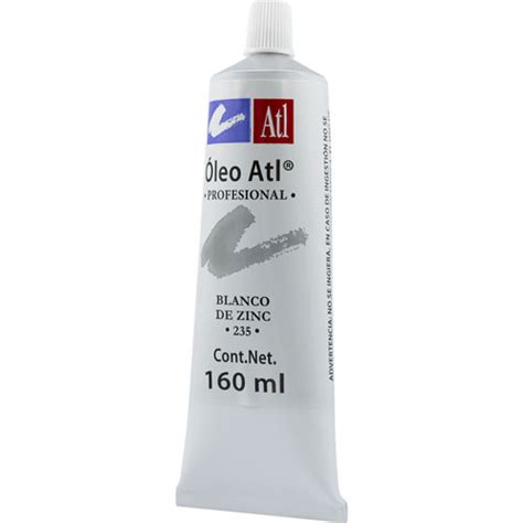 Pintura Óleo Atl Blanco Zinc 160ML Papelería Lumen