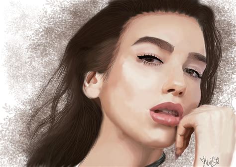 Dua Lipa Drawing By Kwis16 On Deviantart