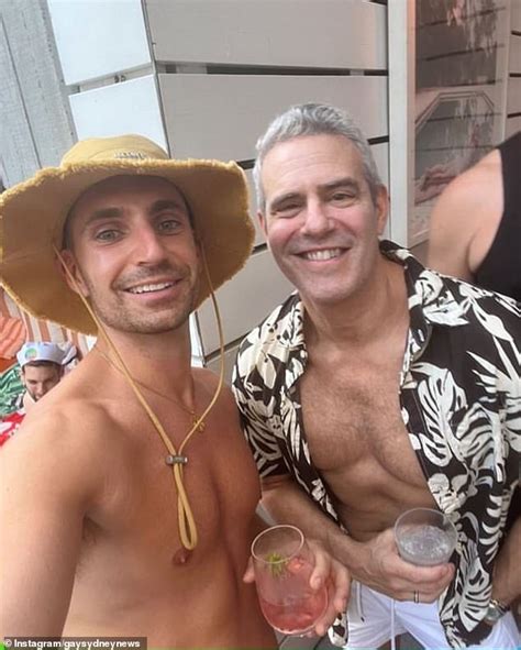 Bravo Star Andy Cohen Flashes His Chest In An Open Hawaiian Shirt