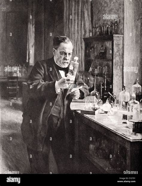 Louis Pasteur French Chemist And Microbiologist Stock